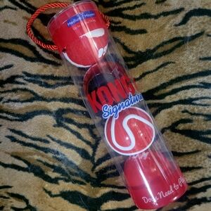 KONG Dog Signature Red Dog Ball Pack Ea.sz Medium